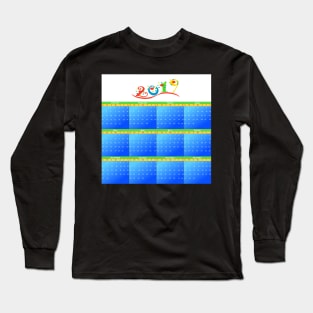 2019 year monthly calendar Long Sleeve T-Shirt